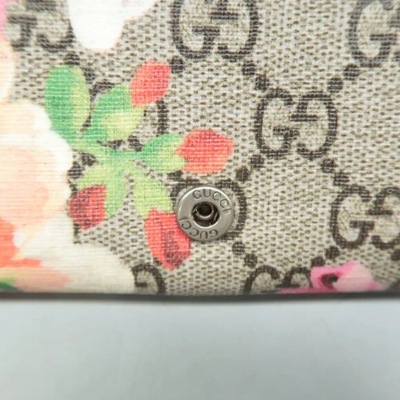 100% Authentic GUCCI Dionysus Long Chain Wallet Brown Canvas Shoulder Bag - Picture 9 of 12